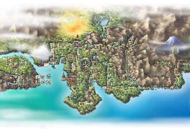 New Johto Map